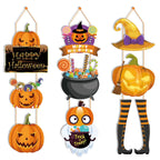 Hanging Scary Pumpkin for Porch Lootquake LLC