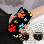 Dog Paw Phone Case For Iphone 11 12 13 Mini Pro Max 8 7 6 6s Plus X 5 S Se 2020 Xr Xs 10 Case Paw Print Heart Pet Lovers Stevvex