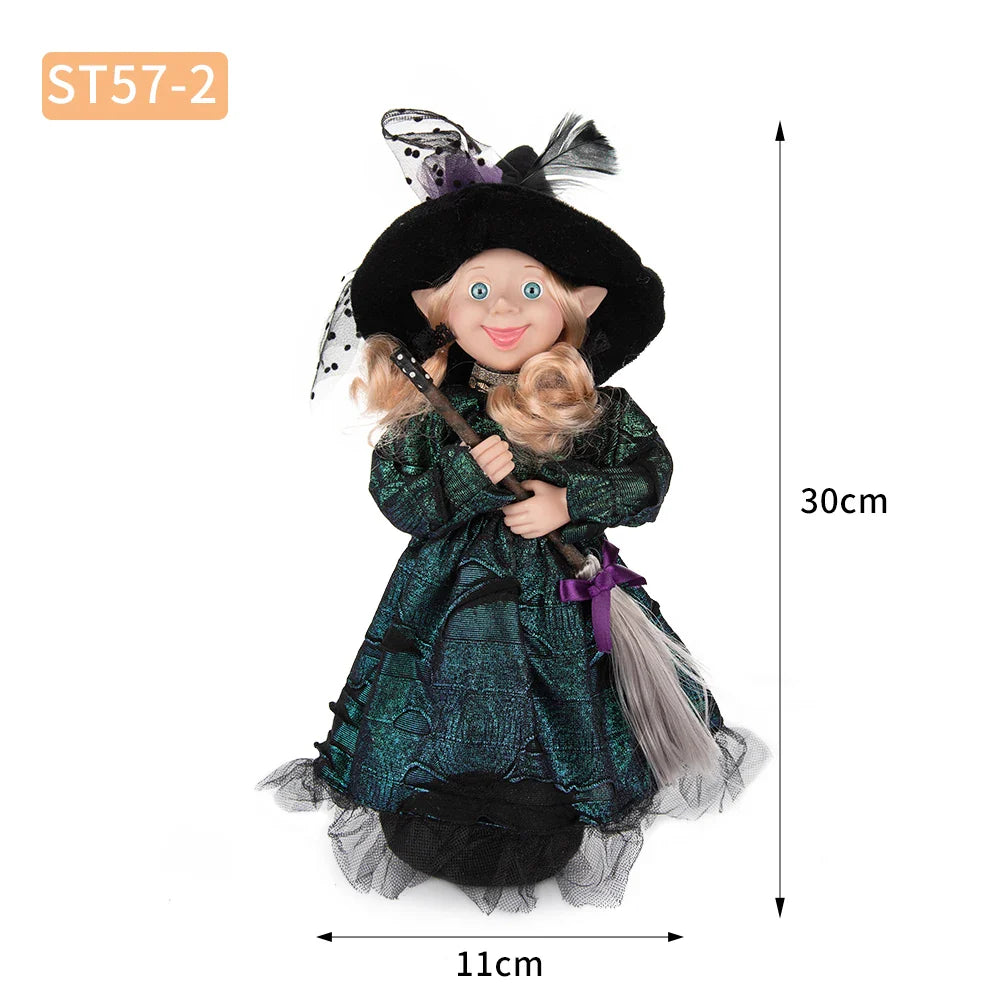 Halloween Witch Decoration Elf Boy Girl Doll Christmas Pendant Ornaments Home Decor Elf Hanging Decoration New Year Gifts Lootquake LLC