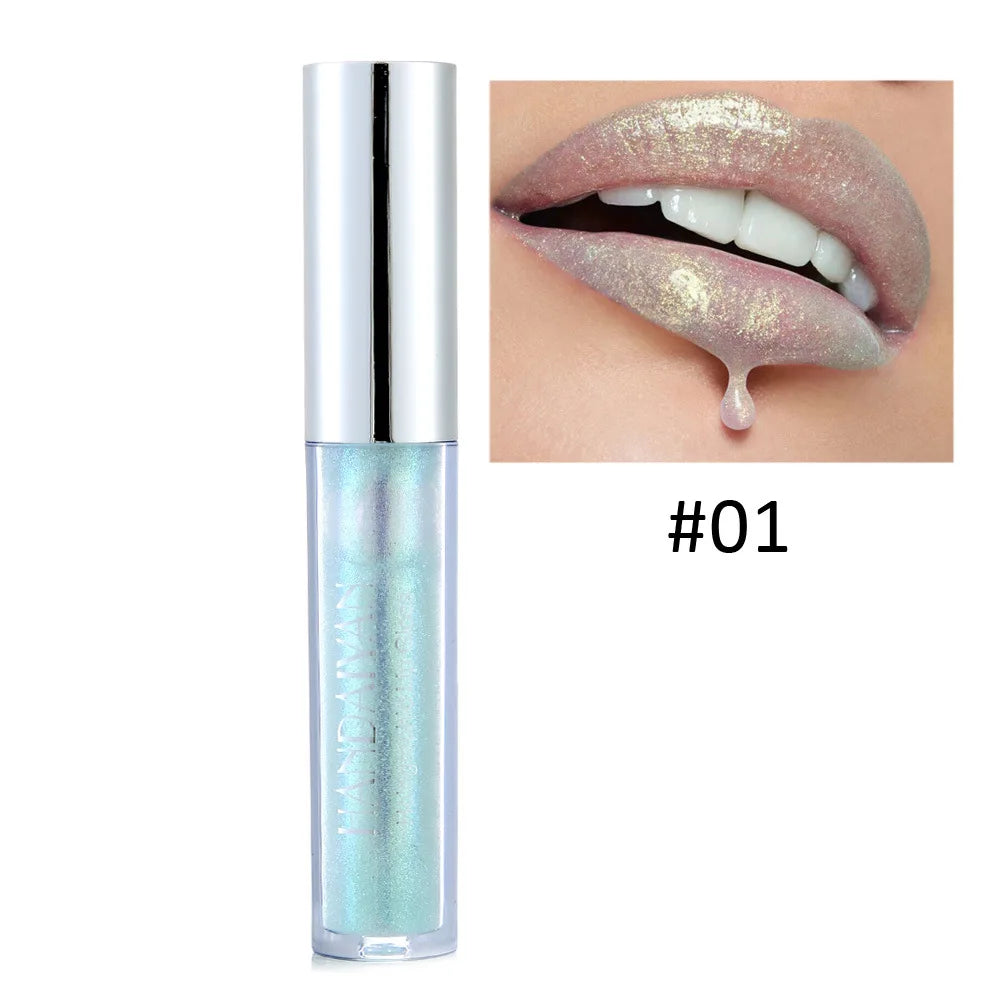 HANDAIYAN Best Seller Glitter Lip Gloss 6colors Moisturizing Mermaid Lip Glaze Waterproof Long Lasting Liquid Lip Stick Lootquake LLC