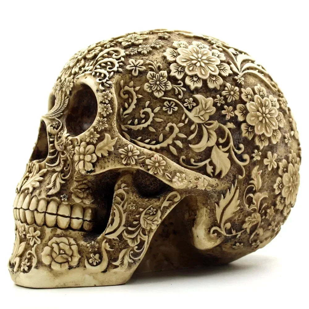 Home Decor Resin Craft Plum Blossoms Sculptures Garden Statues Creative Art Carving Statue Medical Skull Model Lootquake LLC