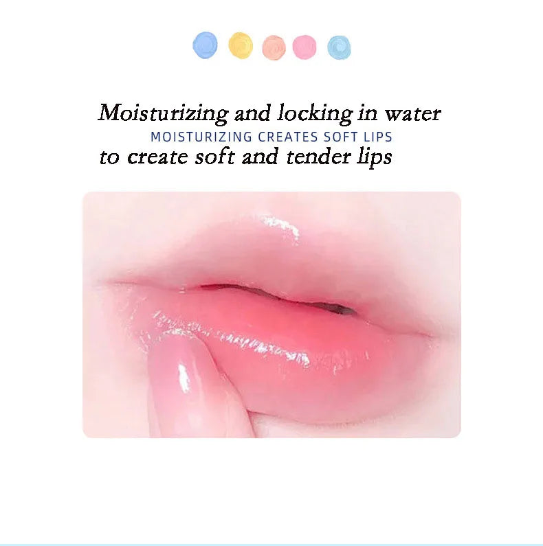 4pcs Natural Plant Lipstick Whitening Lipstick Base Moisturizing Cream Anti Crack Lip Care Jelly Color Makeup Lip Gloss Lootquake LLC