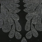 Women Sexy Solid Color Sheer Mesh Rhinestone Design Bodycon Nightclub Party Dress