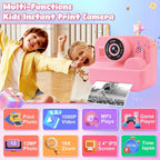 Instant Print Camera With 32G Card Thermal Photo Printing Digital Children Camera Video Photography Educational Toy Kids Gift Lootquake LLC