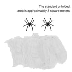 Halloween Decoration Party Accessories Decorations for Events Scream Festa Spider Web Black Outdoor Props Haunted House Spider Lootquake LLC