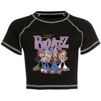 Women's Y2K Gothic Cartoon Print T-Shirt Trendy