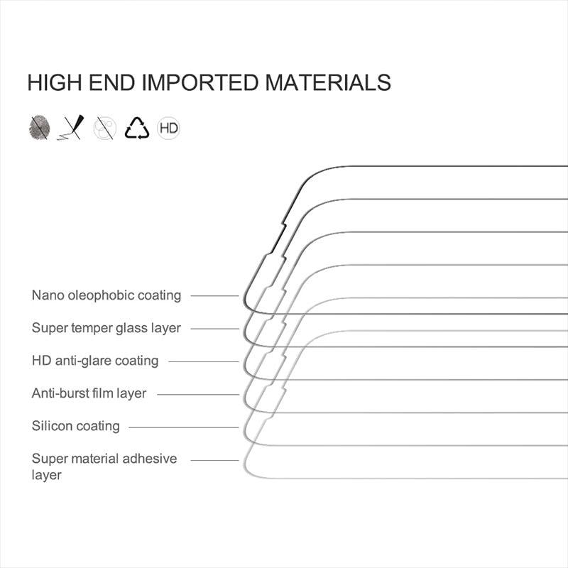 4PCS Tempered Glass for iPhone 11 12 13 14 Pro XR X XS Max Screen Protector on for iPhone 12 Pro Max Mini 7 8 6 6S Plus SE Glass Tempered Glass Easy Frame Installation HD Ultra-Thin Screen Protector Stevvex