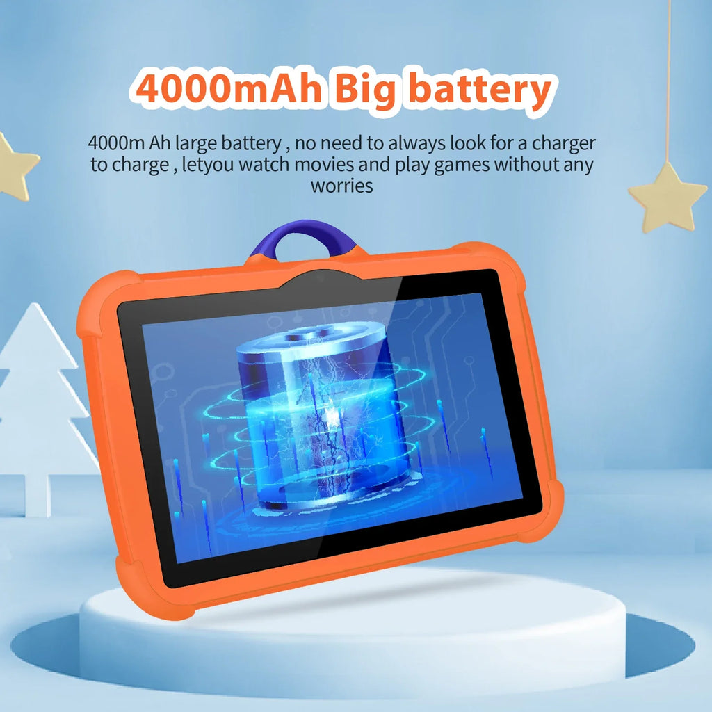 7 Inch Global Version 5G Kids' tablet Dual BOW Cameras 5G WiFi Quad Core 4GB RAM 64GB ROM Children's Gifts Tablets 4000mAh Lootquake LLC