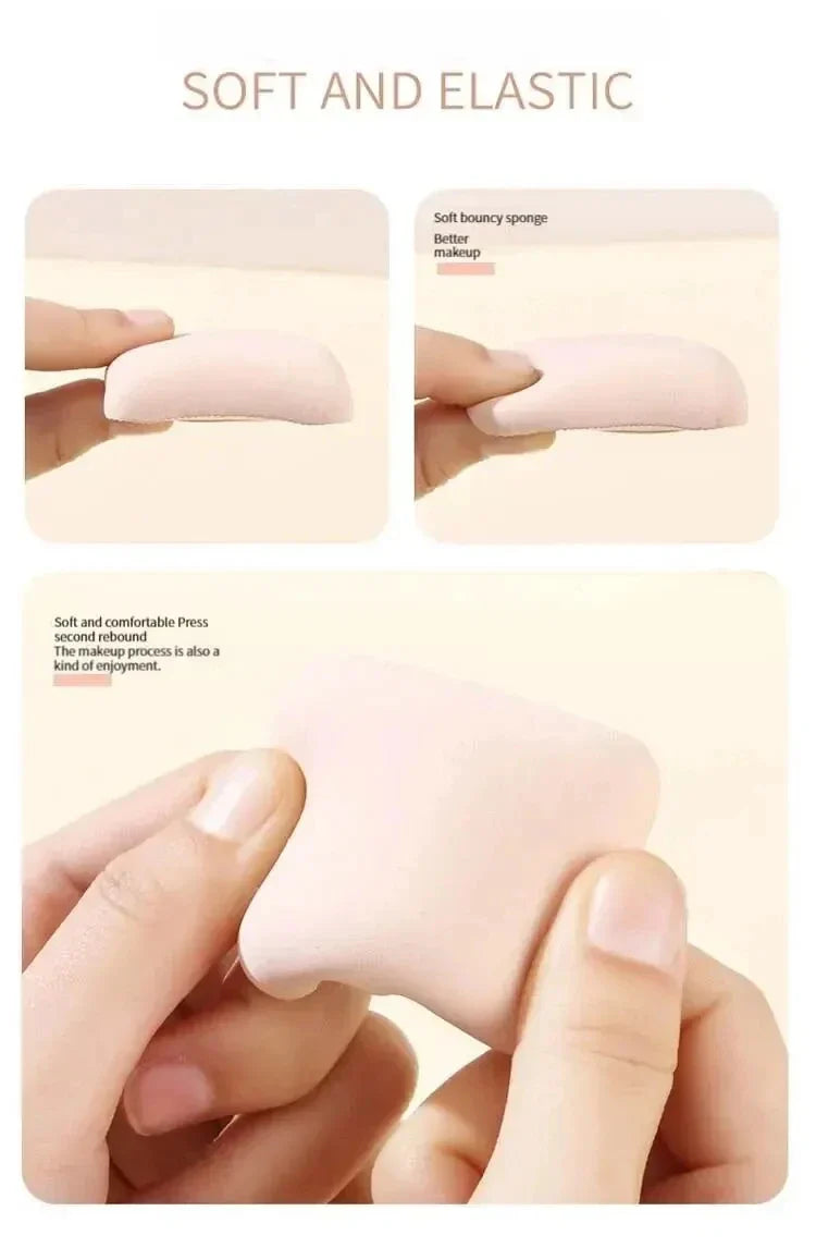 Dry Wet Usable Makeup Cosmetic Puff Sponge Cushion Puff for Foundation Powder Soft and Cute Lootquake LLC