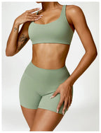ElevateFit 2-Piece Yoga Ensemble: Comfort Meets Style THRIXINE
