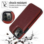 Luxury Leather Cover For iPhone 14 12 13 Mini 11 Pro XR XS Max 6 6s 7 8 Plus 5 5s Wallet Phone Card Slot Flip PU Leather Kickstand Card Slots Case Double Magnetic Clasp Durable Shockproof Cover For iPhone Stevvex