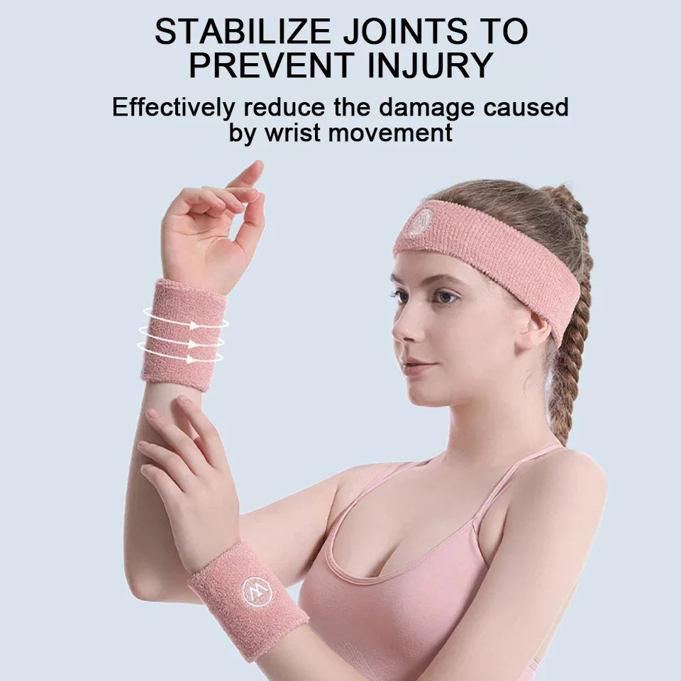 GOBYGO Exercise Headband Wristband Set - SJB-DIAMOND ELITES