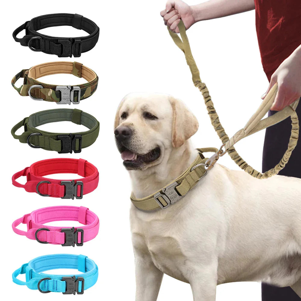 The Tactical Luxe Collar & Leash Fashioned Furbabies