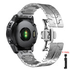 Garmin QuickFit Stainless Steel Strap - Elegant and Durable