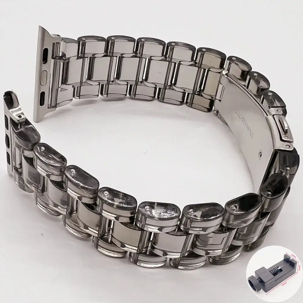 Apple Watch Resin Strap - Stylish, Durable Design - SJB-DIAMOND ELITES