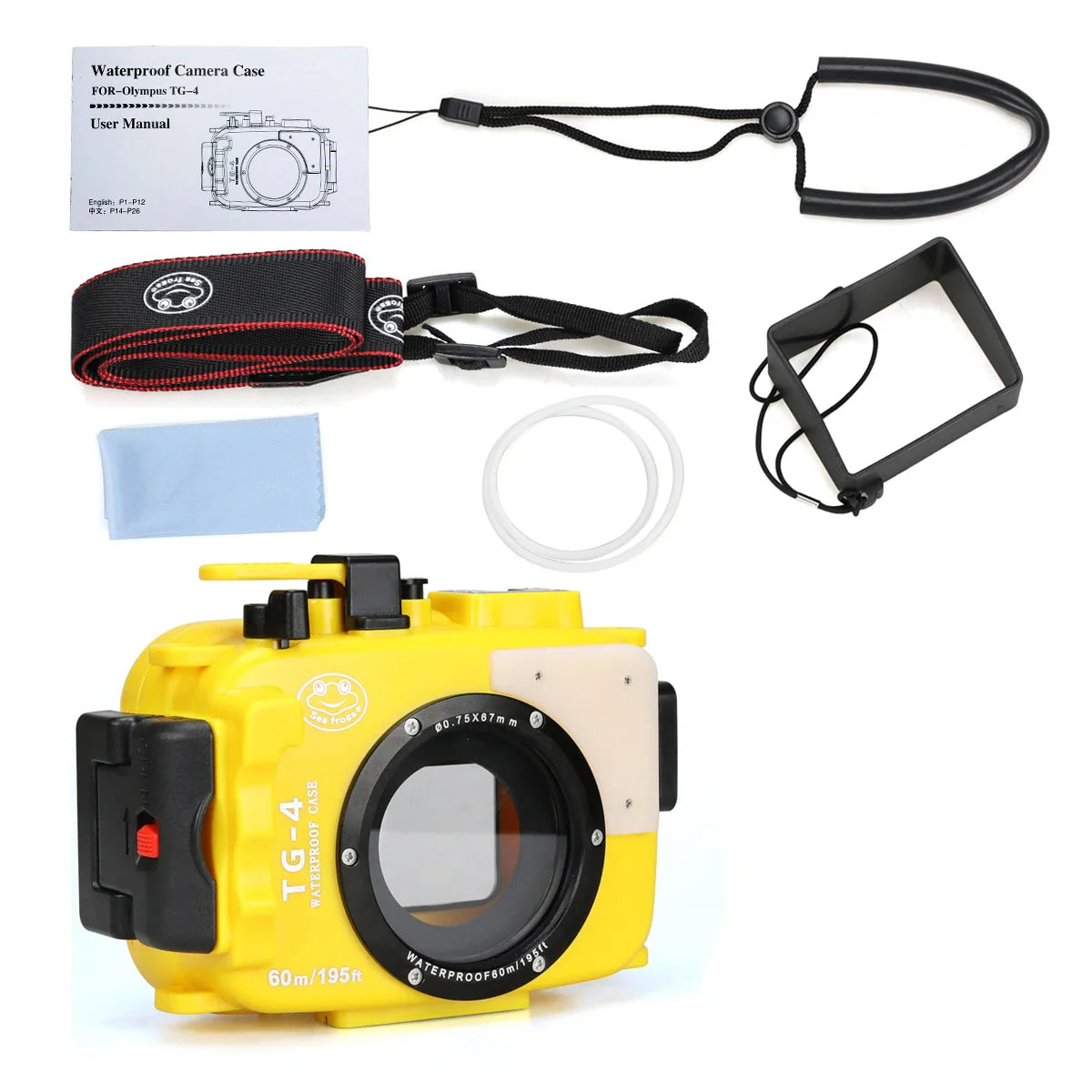 Seafrogs Scuba Diving Camera Case Cover For Olympus TG 7 TG 5 TG 6 Underwater Photography Equipment Waterproof Camera Housing 60 Lootquake LLC