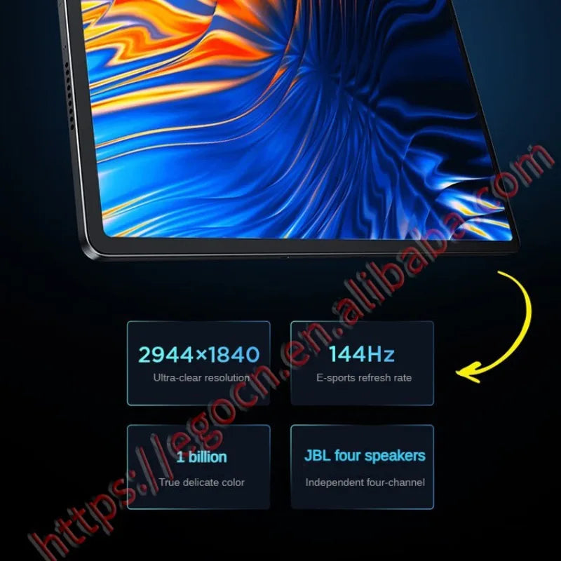 New Lenovo Xiaoxin Pad Pro 12.7 2025 Tablet Dimensity 8300 2.9k Resolution 144Hz Refresh WIFI 10200mAh Android ZUI16 Tablet PC Lootquake LLC