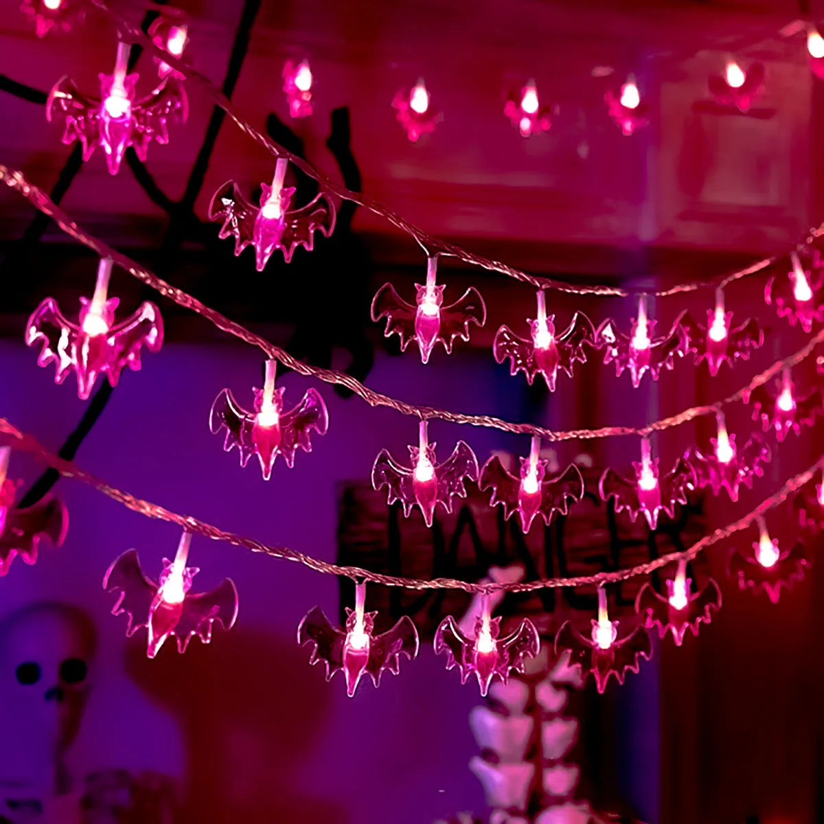 Halloween Bat Lantern Horror Theme Party Decorative Atmosphere Full of Festive Colors Illuminate Halloween Night