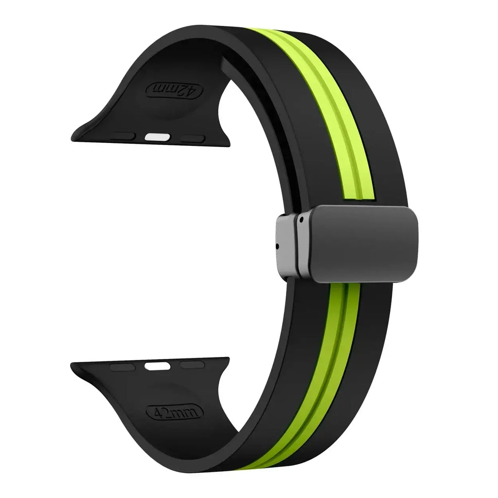 Apple Watch Silicone Strap - Durable Magnetic Closure Design - SJB-DIAMOND ELITES