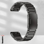 Garmin Steel Band - Modern QuickFit Design Strap BandsCo Straps