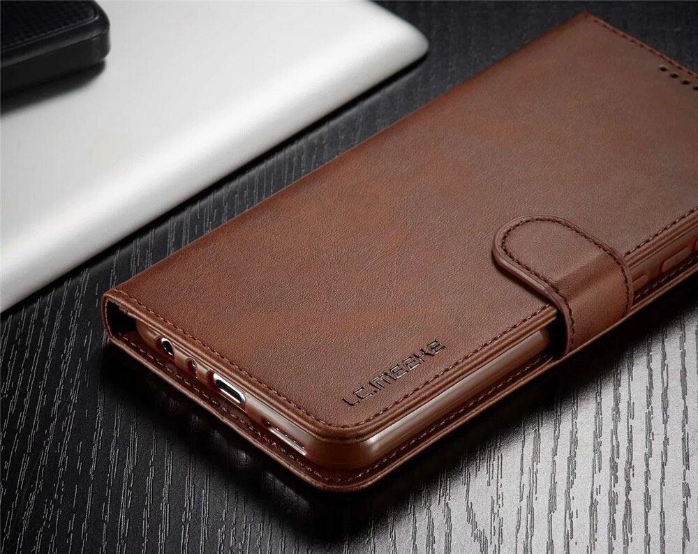 Leather Wallet Case for Xiaomi 12T 12X 11T Mi 11 Lite Poco M4 M3 X4 X3 Pro F3 Redmi 10C 9C 9A Note 11S 10 9S 8T Pro Flip Cover Card Holder  Wallet Flip Protective Phone Case Stevvex