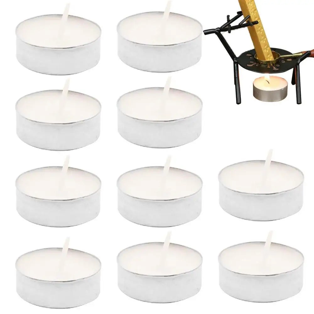 Mini Candle Multipurpose Smoke-free Safe Mini Candle For Weddings Fragrance-free And Convenient Unscented Candles For Bathroom