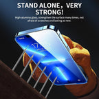 8K HD Anti Peeping Luxury Fast Install Full Cover Glass Screen Protector For iPhone 14 13 12 11 PRO MAX MINI X XS 9H Hardness Tempered Glass Scratchproof Shatterproof Bubble Free Screen Protector For iPhone Stevvex