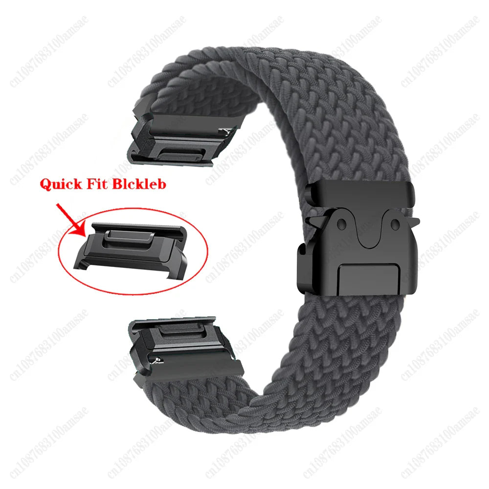 Garmin Braided Nylon Strap - Durable, Lightweight, Colorful