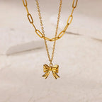 316L Stainless Steel Multilayer Heart Necklace For Women Girls Goth Gold Color Clavicle Chain Charm Choker Jewelry Birthday Gift