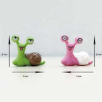 Crafts Cartoon Snails Fairy Creative Exquisite Snail Sculpture Art Simulated Miniatures Figurines Gift Lootquake LLC