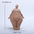 1pc, Sandstone Resin  Chubby Woman Statue  Handmade Sandstone Abstract Art Home Living Room Office Cabinet Tabletop Entryway Dec Lootquake LLC