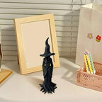 Halloween Witch Decoration Statue, Gothic Resin Sculpture Ornament, Retro Magician Decoration Craft, Dark Fantasy Decoration. Lootquake LLC