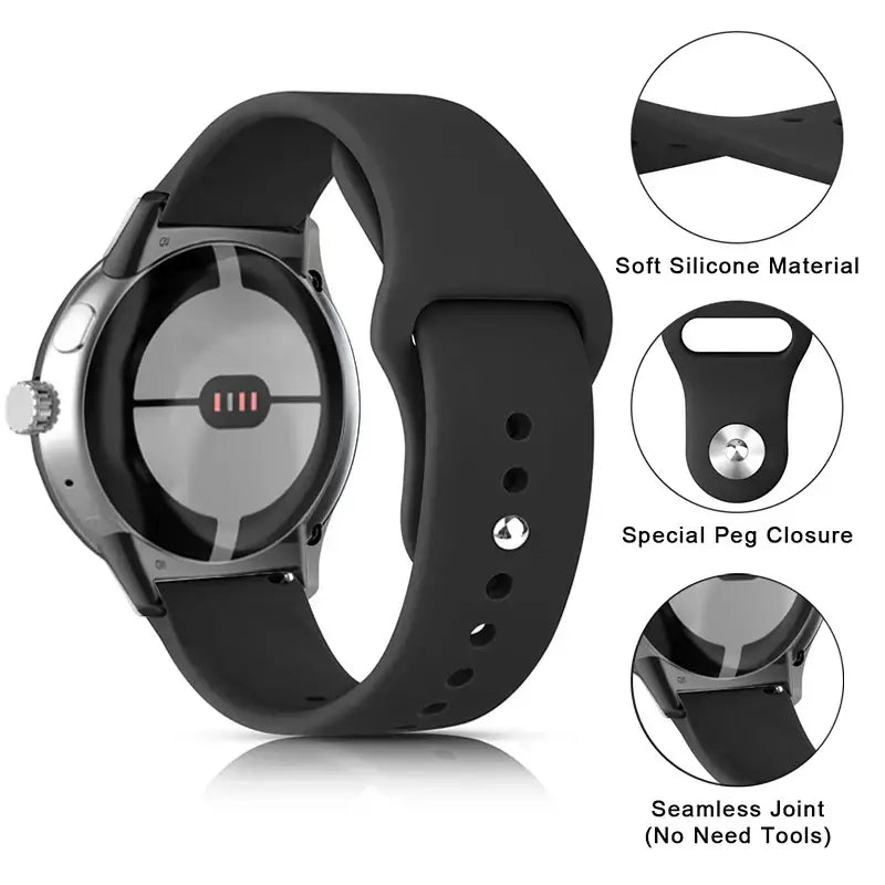 Google Pixel Silicone Strap - Durable Comfortable Design BandsCo Straps