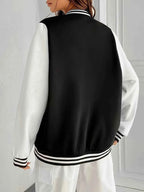 Women's Fleece Varsity Baseball Jacket