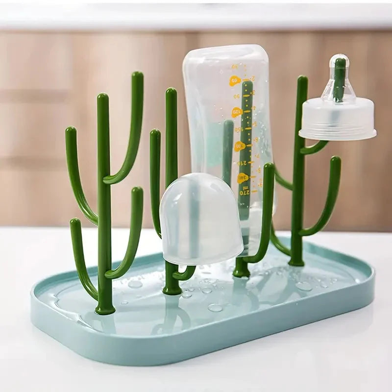 Baby Tree-shaped Milk Bottle Drain Rack, Dust-proof Milk Bottle Holder, Cup Drain Rack Easter Gift Lootquake LLC