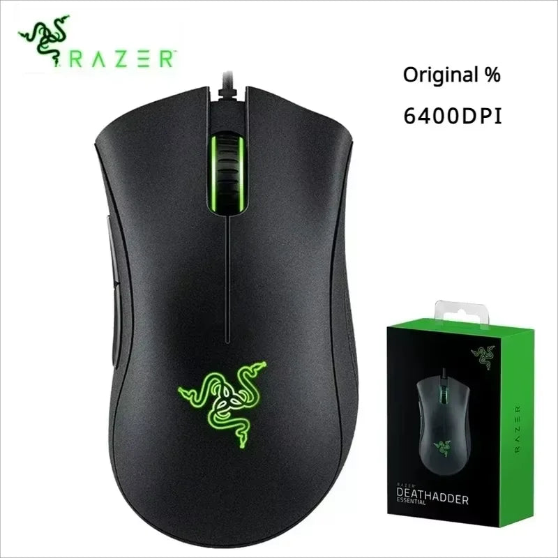 Original Razer Wired Gaming Mouse Optical Sensor 6400 DPI Gaming Mouse For Laptop Optical Mouse Light Speed Mouse Lootquake LLC
