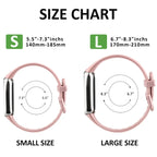 Fitbit Luxe Silicone Band - Soft Waterproof Comfortable Strap - SJB-DIAMOND ELITES