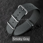 COROS Nylon Ribbed Watch Band For Smartwatch - Military Washable Strap