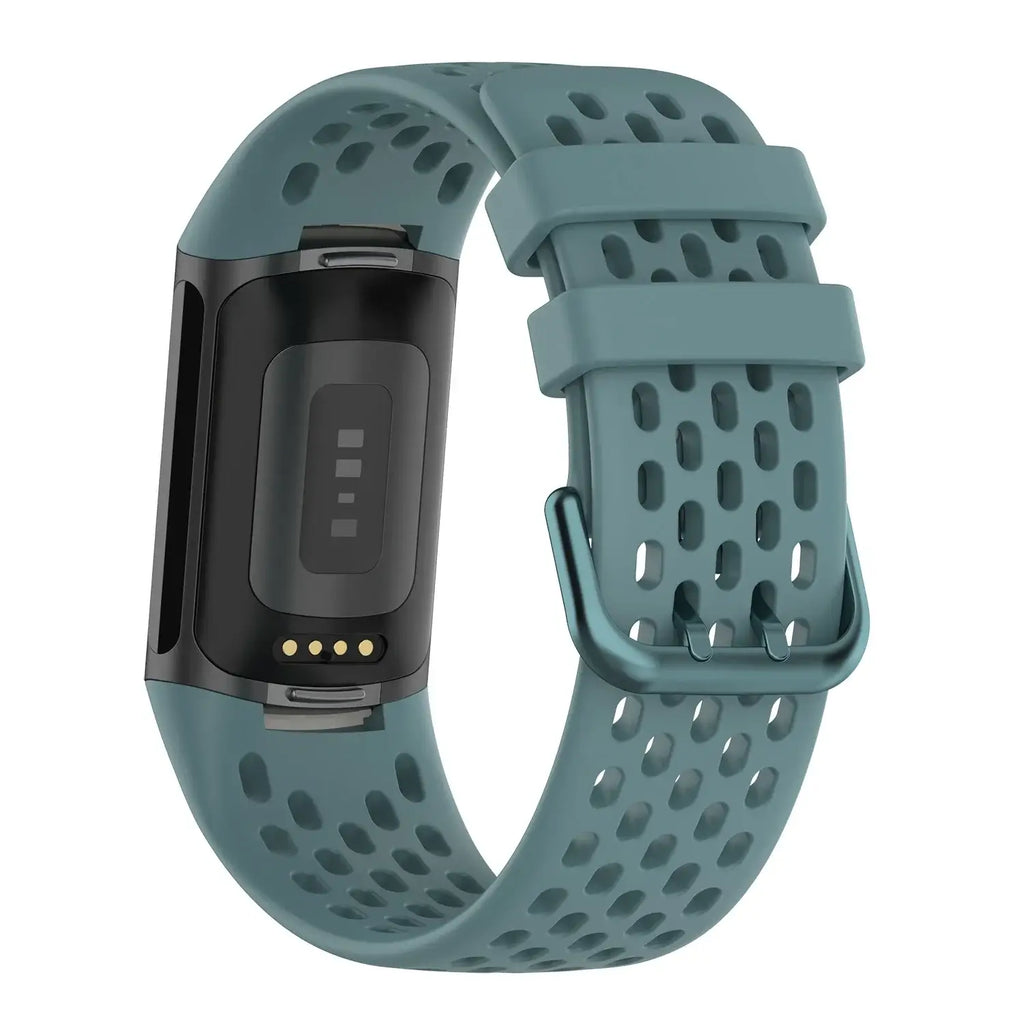 Fitbit Charge 5 6 Silicone Band - Soft Flexible Waterproof - SJB-DIAMOND ELITES