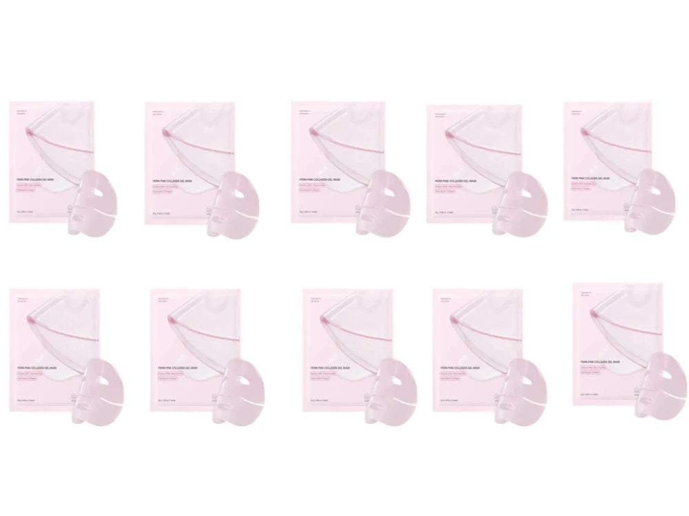 Pink Collagen Gel Salmon Pdrn Facial Mask,Deep Hydrating,Moisturizing And Firming Hydrogel Jelly Face Sheeets,Balance Skin Tone