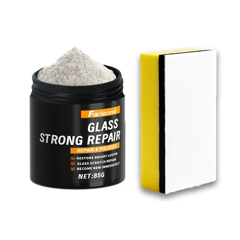 Super glass polishing powder|Restore glass clarity|Polishing for brightness|Glass scratch repair powder|Nanoscale scratch repair Lootquake LLC