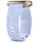 Fitbit Versa & Sense Silicone Band - Durable Floral Design - SJB-DIAMOND ELITES