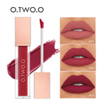 O.TWO.O 12 Color Liquid Lipstick Matte Finish Sexy Silky Lip Gloss Waterproof Kiss-proof Lasting Lip Glaze Lip Tint Cosmetics Lootquake LLC