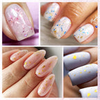 UR SUGAR Blue Color Rubber Base Gel Nail Polish Gold Glitter Base Gel Top Coat Soak Off UV LED Gel Nail Art Varnish Manicure Lootquake LLC