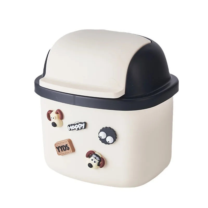 DIY Desktop Trash Can Creative with High Aesthetic Value Car Storage Bin Kitchen and Restaurant Desktop Garbage Disposal Lootquake LLC