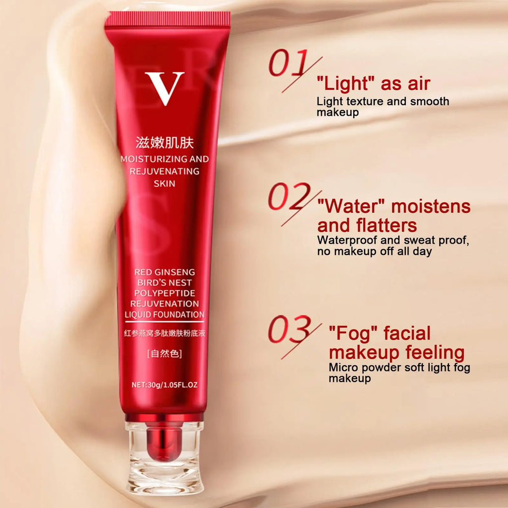 FV Foundation Liquid Cream Makeup Waterproof Base Concealer Oil-control Hydrating Cream Long-lasting Oil Conrol Concealer