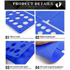 Plastic Clothes Folding Board Easy and Fast Kids Laundry Folder Shirt Folding Board Home Storage Tool for Kid Children Adults Lootquake LLC