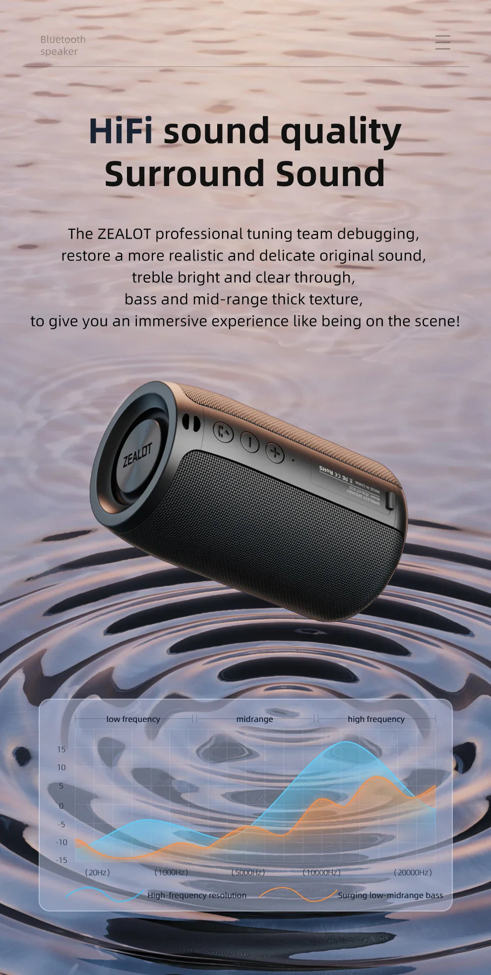 Subwoofer Bluetooth Speaker Portable Mini Wireless Woofer Small Waterproof AUX PC Computer Powerful Sound Box Music Caixa De Som Lootquake LLC