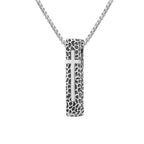 Wu's 2022 New Fashion Rectangle Classic Cuban Men's Jewelry Simple Necklace Hip Hop Geometric Stainless Steel Pendant Necklace Lootquake LLC
