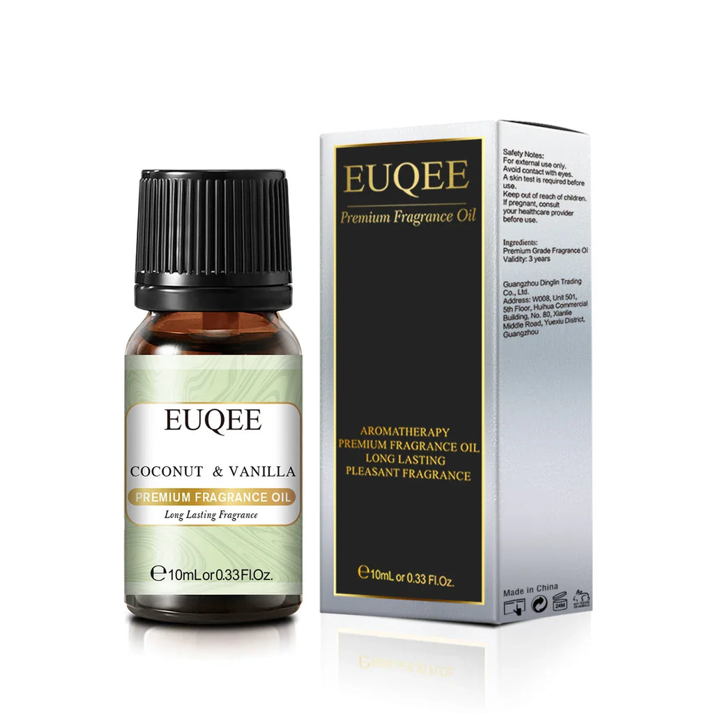EUQEE 10ml Woody Fruit Fragrance Oil For Humidifier DIY Soap Candle Making Cedarwood Forest Pine Pumpkin Pie Coconut Pineapple Lootquake LLC